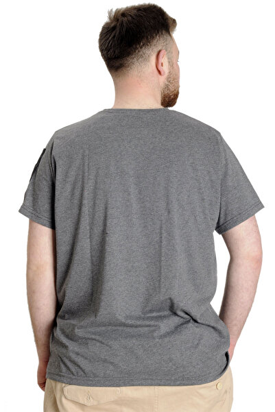 ModeXL Mode Xl Великий розмір Чоловіча футболка Chngyrmd 23123 Атласний