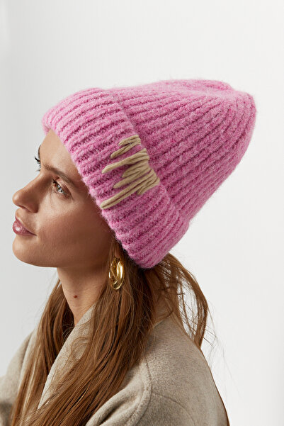 AKSWSUAR Nakış Detaylı Bere