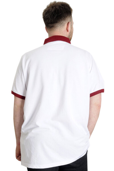 ModeXL Mode Xl Large Size Men's Polo T-shirt Legend 23347 White