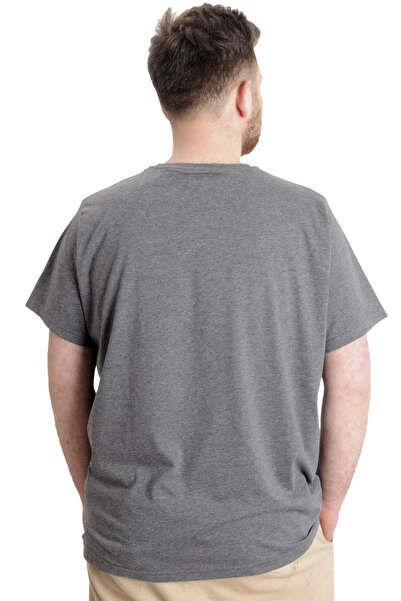 ModeXL Mode Xl Large Size Men's T-shirt Chicago 23105 Antramelange