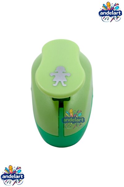 andelart Şekilli Küçük Boy Delgeç şekilgeç 1,5 cm