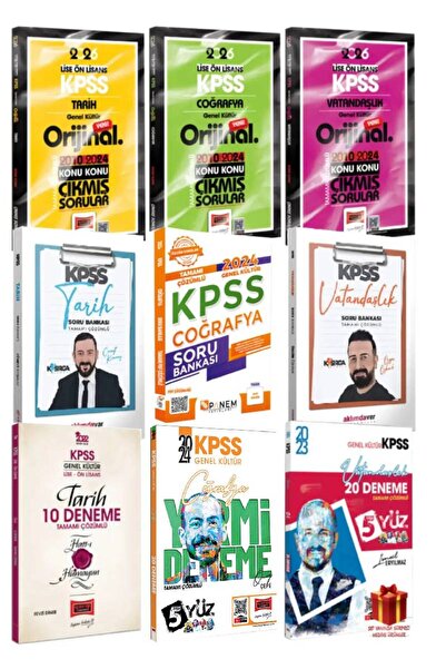 Yargı Yayınları 2026 Yargı Lise Önlisans Tarih Coğrafya Vatandaşlık Çıkmış So...