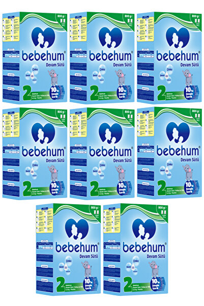 bebehum 2 Devam Sütü 800 Gr 6-9 Ay 8 Adet