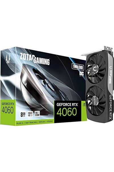 Genel Markalar RTX 4060 Gaming Twin Edge ZT-D40610E-10M 128 Bit GDDR6 8 GB Ek...