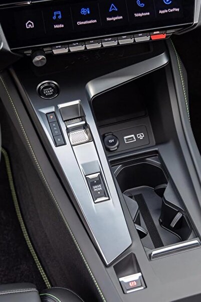 Cetking Design Peugeot 408 ile Uyumlu Orta Konsol Folyo Kaplama Set Parlak PP...