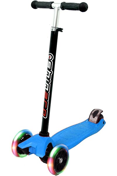 Genel Markalar Shinaro 3 Tekerlekli Işıklı Mavi Maxi Scooter