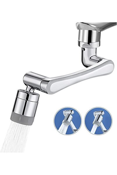 Genel Markalar 1080 Derece Dönebilen Robotik Kol Musluk Başlığı - Musluk Uzat...