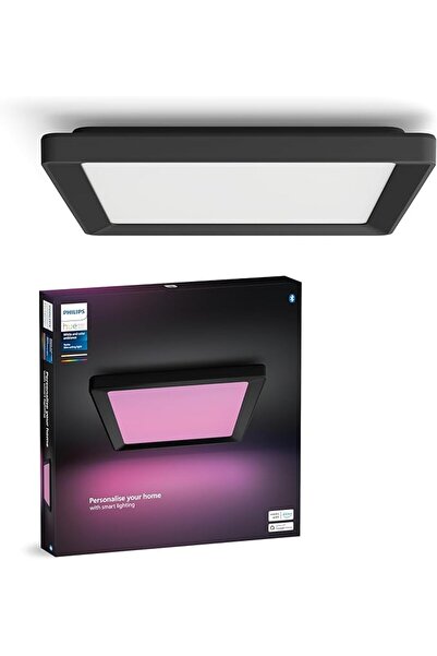 Sevimle Store Hue Tento Siyah Sıva Üstü RGB Akıllı LED Panel Tavan Armatürü 3...