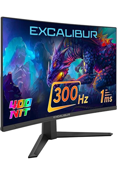 Genel Markalar Excalibur E27FVC-E 27" 300HZ 1MS 400NIT Fast VA Curved HDR10 Oyuncu Monitörü