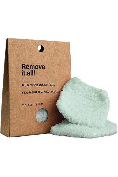 Remove it.all! Yıkanabilir Temizleme Pedleri 2 Adet Reusable Cleansing Pads 2 Pieces