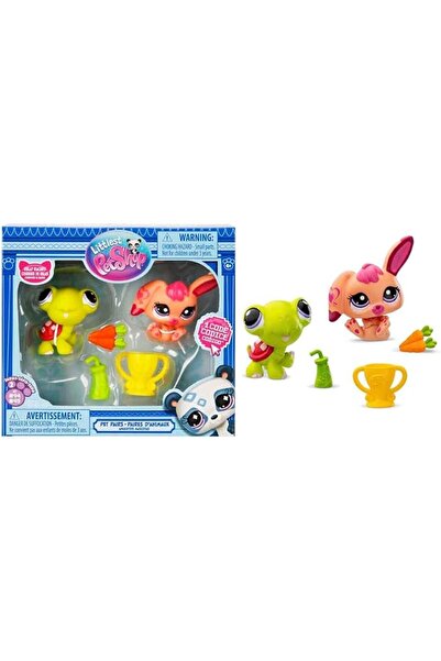 Genel Markalar Pet Shop Minişler 2’li Figür Seti S2-94&95 Kaplumbağa Ve Tavşan