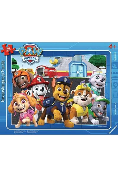Wishora Store 33 Parça Büyük Çerçeveli Puzzle Paw Patrol 051458