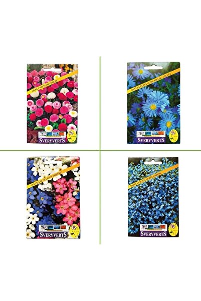 Genel Markalar 4'Lü Special Seri (Çilek Papatyası - Mavi Papatya - Unutma Ben...
