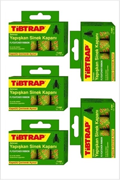 5-PieceTibtrap Adhesive Fly Tape Housefly Pest Trap Non-Toxic