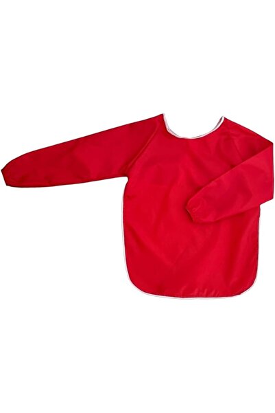 salesalbutik Red Painting Apron Size m 4-6 Years Water Repellent Fabric