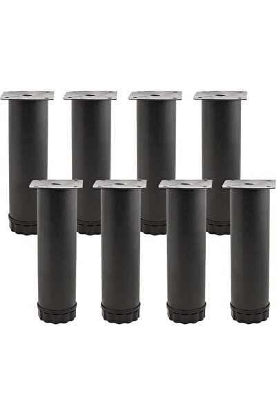 Genel Markalar 8 ADET Mobilya Kanepe Baza Koltuk Metal Destek Ayağı Ayarlanab...