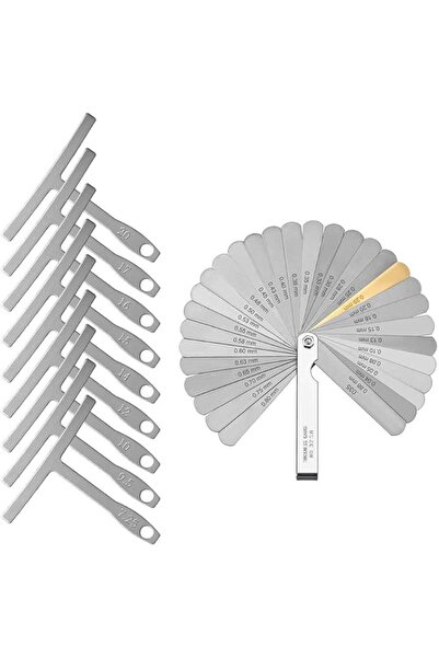 Genel Markalar Gitar Luthier Araçları Kiti 9 Radius Ölçer 32 Bıçak Gitar Tami...