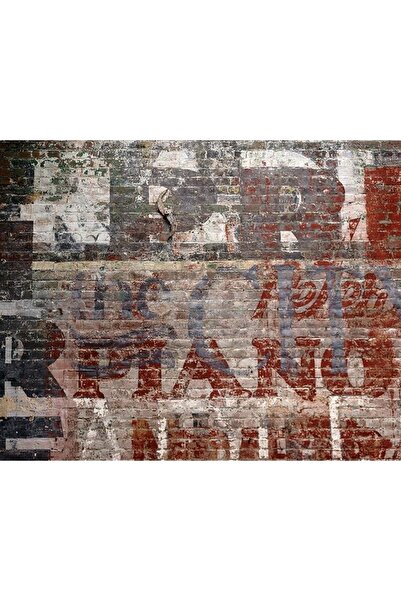 Genel Markalar Rogues Tuğla Duvar Desenli Duvar Kağıdı, Gri, 3x2.4 metre