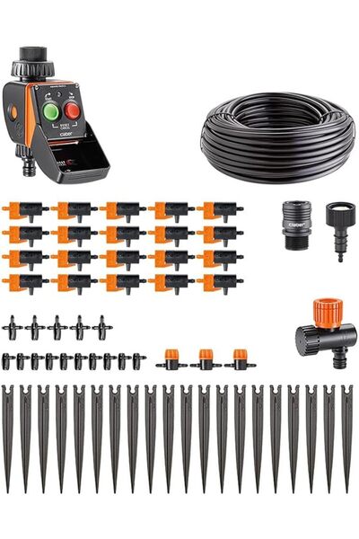 Genel Markalar 90763 Tımer Kıt 20 Pratıco Damlama Sulama Sistemi Komple
