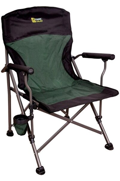 SoyluhanStore Scaun pliabil Huxley, verde, foarte util, scaun de camping, comod și confortabil