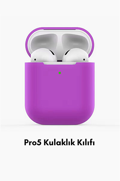 Sorizo Pro5 Kulaklık Kılıfı Silikon Yapısı En Çok Aranan Model Mor