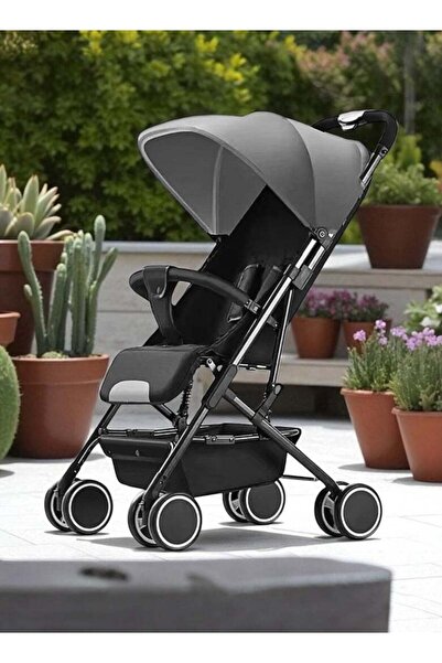 Kidilo Lightweight Baby Stroller - Gray - Smart Quick Fold