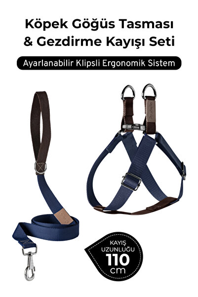 pasiole Adjustable Dog Harness and Walking Leash Set |   Handmade, Durable, C...