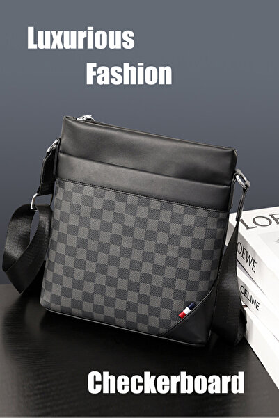 Louis Vettriano حقائب يد رجالية، حقيبة كتف مربعة الشكل، حقيبة كروس بودي، حقيب...