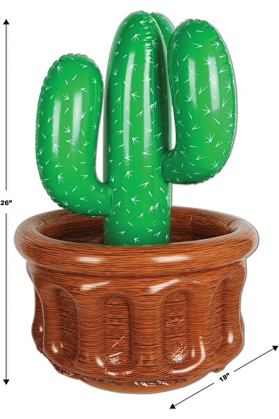 Beistle Inflatable Cooler - Drink Container for Parties (Western Fiesta)