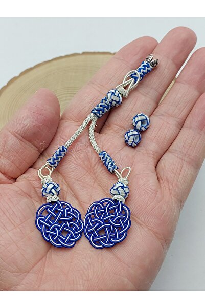 Yasamtohumu Set de ciucuri din cupru, lucrat manual, cu ciucuri duble și 2 ha...