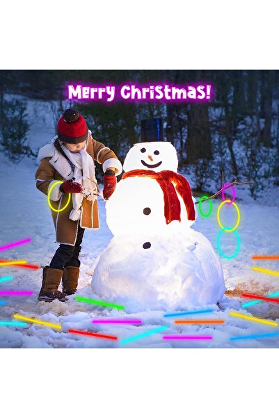 bebeLOGIC Set of 100 colorful luminous bracelets for parties, phosphorescent, Glow Sticks, Green, bebeLOGIC™