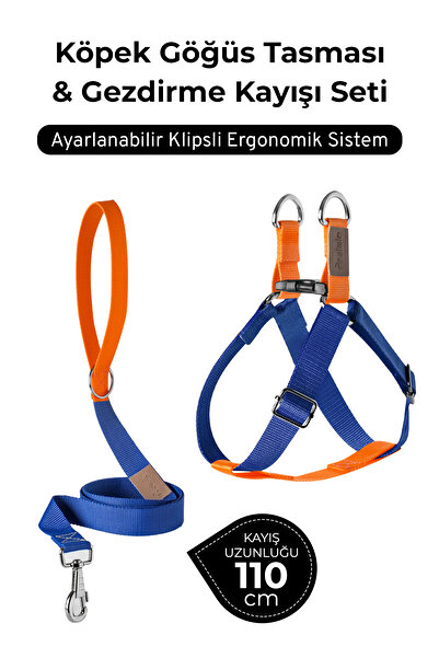 pasiole طقم طوق للكلاب قابل للتعديل وحزام للمشي |   صناعة يدوية، متينة، سهلة ...
