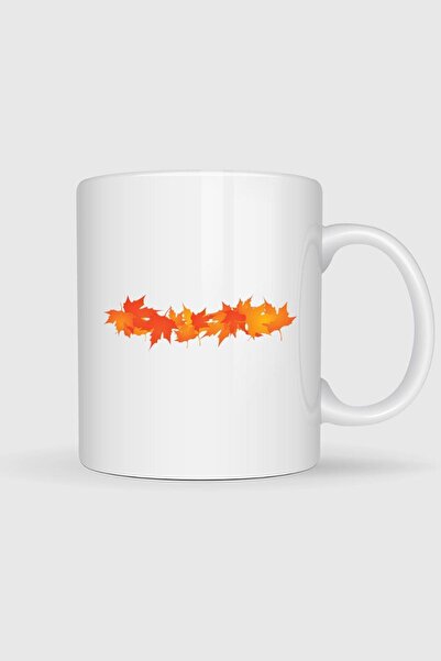 Bahriyeli Collection كوب بتصميم أوراق الشجر لعيد الشكر