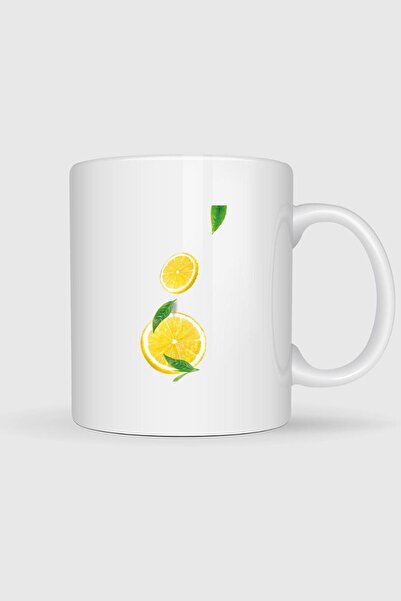 Bahriyeli Collection كوب بتصميم الليمون والليمون الأخضر والليمون المقطع