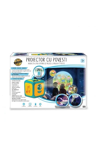 OEM Educational Story Projector Cube, 8 Discs, Automatic Projection, Plastic, Ages 2-3