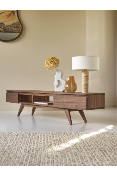 Creawood Serra Masif Ceviz Tv Ünitesi - 180cm