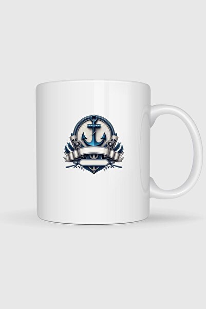 Bahriyeli Collection Sailor Anchor - Anchor Design Mug Cup