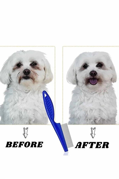 Belle Fusion Bfs Pet Comb Set of 4 Flea Comb Suitable for Cat and Dog Hair