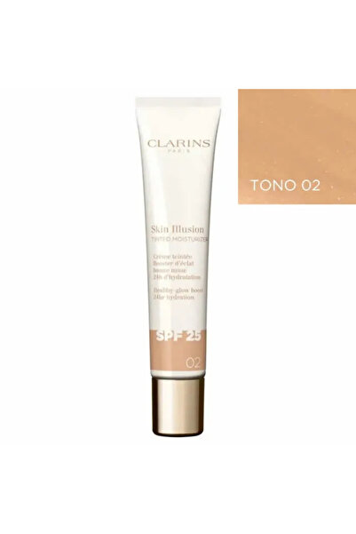 Clarins Skin Illusion Tinted Moisturizer Spf25 02 40ml