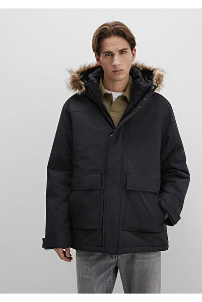 Mavi Men's Black M0110472-900 Coat