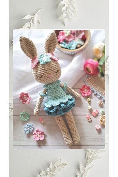NEVAMATÖLYE El Örgüsü Amigurumi Tavşan – Sevgiyle Örülmüş Bohem Oyuncak