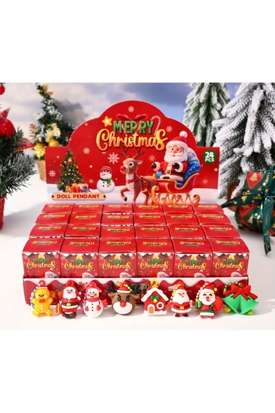 mihi hediyelik Yılbaşı temalı silikon anahtarlık 1 adet