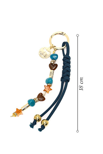 Derimod Women's Blue Beaded Metal Charm 000A2D470014