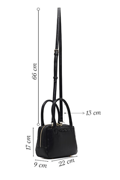 Derimod Women's Black Long Strap Shoulder Bag 25Wbd274118