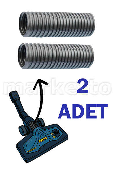 Marketto خرطوم رقبة متوافق تمامًا مع فيليبس Xb 9185 ماراثون، قطعتان