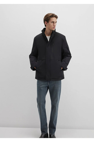 Mavi Men's Black M0110540-71379 Coat