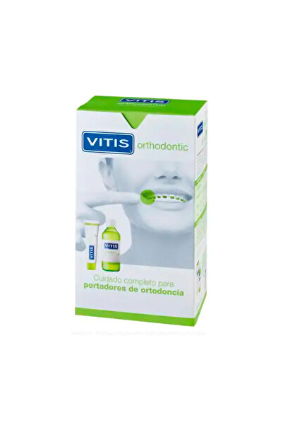 vitis Orthodontic Toothpaste 100ml Duplo Mouthwash 500ml