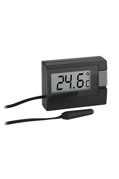 Genel Markalar Dijital Problu Termometre Bulabı Akryum Siyah