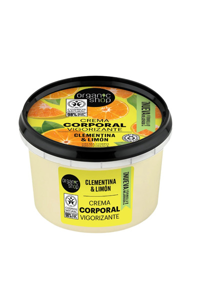 organic shop Clementina Crema Corporal Vigorizante 250ml