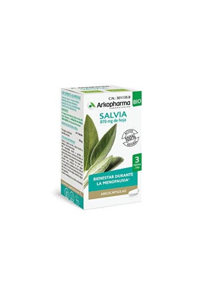 Arkopharma Arkocapsulas Sage 45 Capsules
